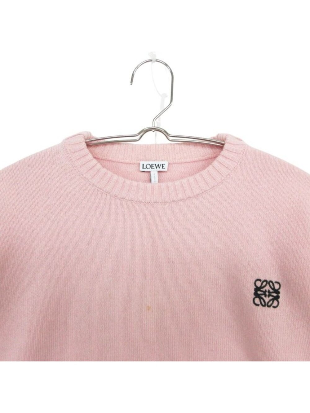 Loewe Knit Wool Anagram Logo Embroidery Crew Neck Sweater Pullover Top Long - Picture 2 of 10